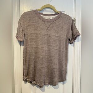 UGG Koolaburra Size XSP Mauve Heather Soft Sleeve Crew Neck Stretchy Tee Shirt